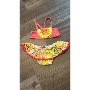 MudPie Baby Fruit swim suit 0-6 months NWOT